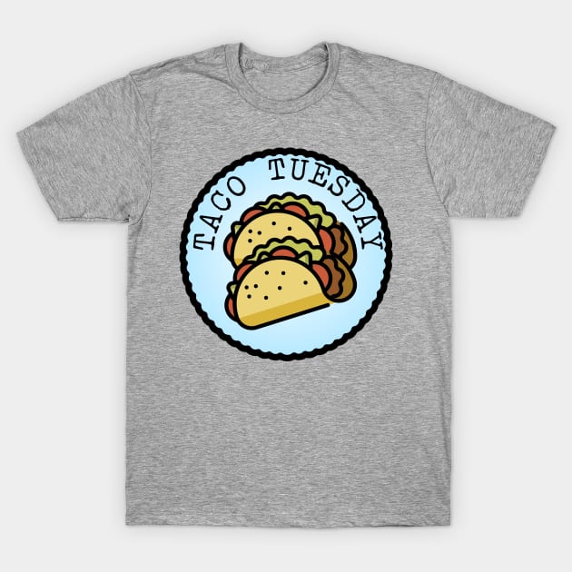 Taco Tuesday (Adulting Merit Badge) T-Shirt by implexity